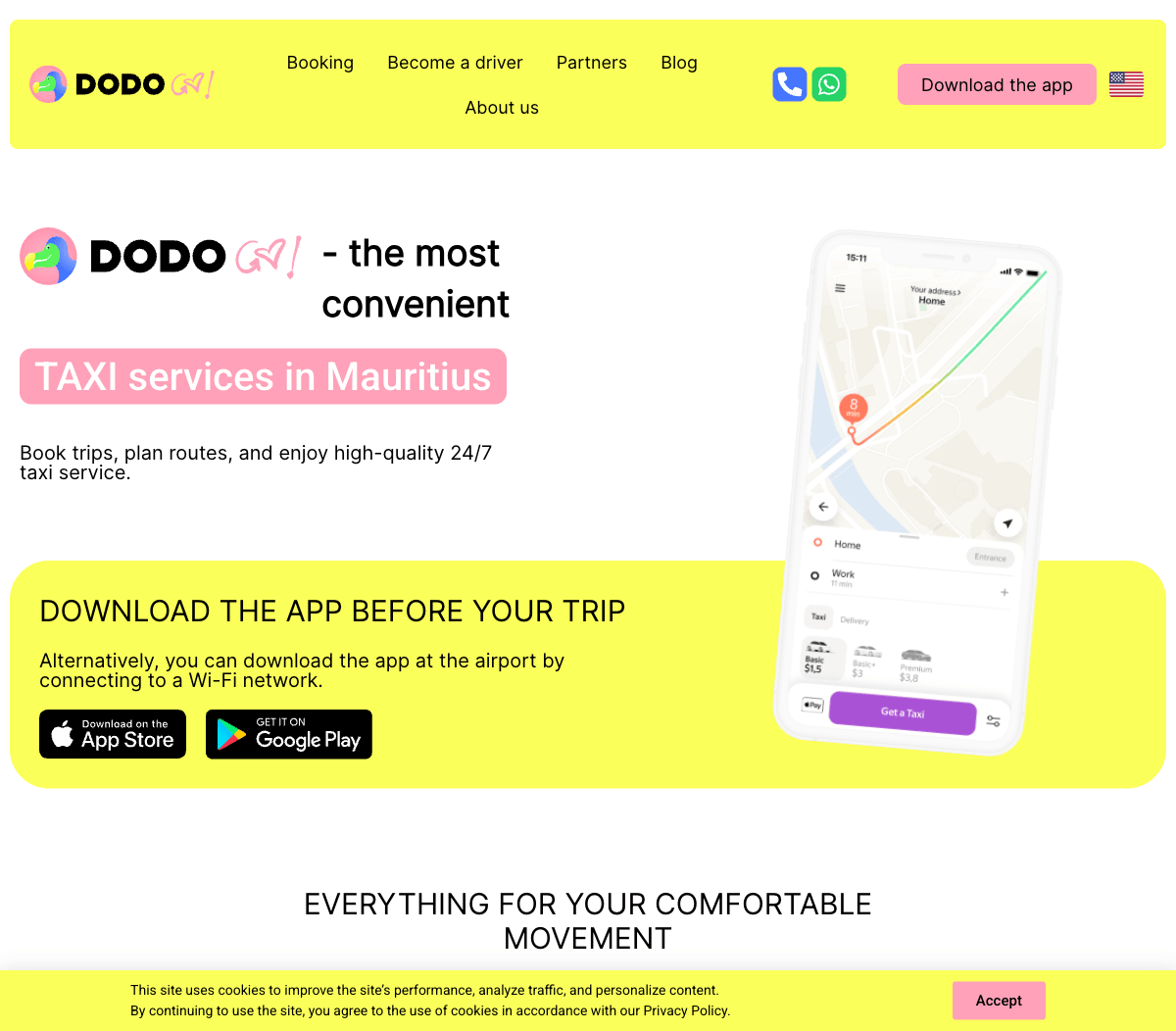 DodoGo.mu — действующий такси-сервис Маврикия